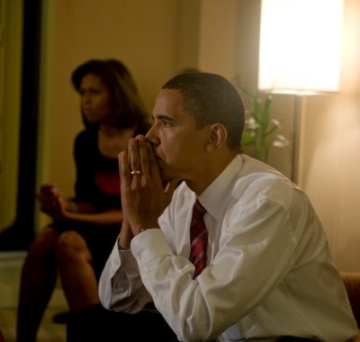 Obama thinking about being President