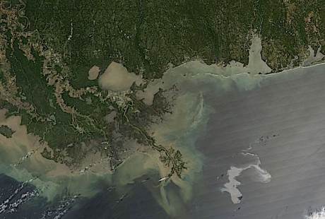 Oil Slick from Space